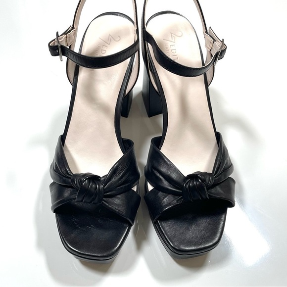 27 EDIT Naturalizer Jennice Platform Sandal Size 9 in Black - Picture 6 of 14